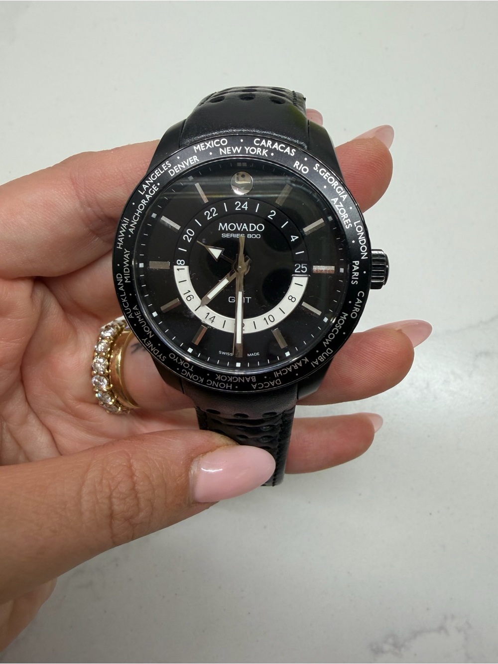Movado Series 800 GMT Men’s Watch (Model 2600117 / 2600118)